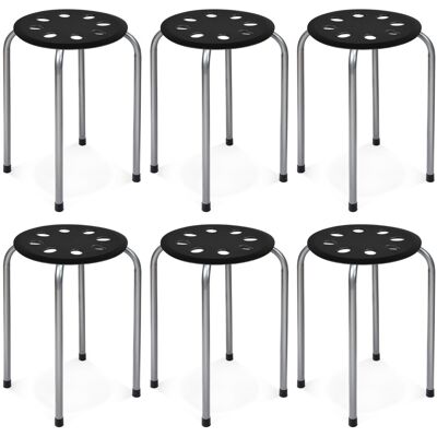 CostwayTabourets Empilables 30 x 40,5 cm (Dia x H) Cadre en Métal Joint en Forme de X Stable pour Cuisine Bistro Gris - Publicité CostwayTabourets Empilables 30 x 40,5 cm (Dia x H) Cadre en Métal Joint en Forme de X Stable pour Cuisine Bistro Gris - Publicité