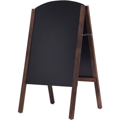 CostwayPanneau Ardoise publicitaire chevalet double face tableau à craie 45x41x80cm pour restaurant, hôtel, marché, événements - Publicité CostwayPanneau Ardoise publicitaire chevalet double face tableau à craie 45x41x80cm pour restaurant, hôtel, marché, événements - Publicité