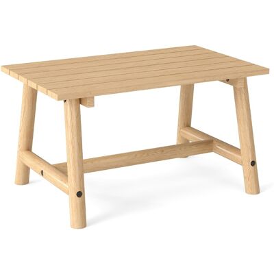 CostwayTable Basse d'Extérieur en Bois Massif avec Plateau à Lattes Table d'Appoint Rectangulaire Naturel - Publicité CostwayTable Basse d'Extérieur en Bois Massif avec Plateau à Lattes Table d'Appoint Rectangulaire Naturel - Publicité