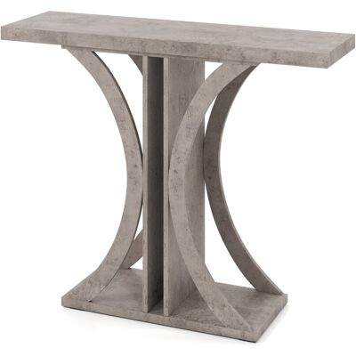 CostwayConsole Meuble 101 cm Console d'Entrée Rectangulaire avec Cadre Géométrique Table Industrielle Derrière le Canapé Table d'Appoint Gris - Publicité CostwayConsole Meuble 101 cm Console d'Entrée Rectangulaire avec Cadre Géométrique Table Industrielle Derrière le Canapé Table d'Appoint Gris - Publicité