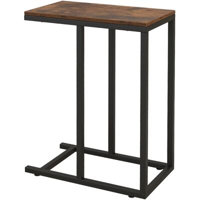 Costway - Table d'Appoint en Forme de C - C-shaped - Publicité Costway - Table d'Appoint en Forme de C - C-shaped - Publicité