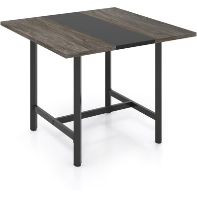 CostwayTable de Conférence Carrée Table de Réunion pour 4 Personnes avec Plateau Épaissi et Structure Métallique Robuste Table de Séminaire Gris - Publicité CostwayTable de Conférence Carrée Table de Réunion pour 4 Personnes avec Plateau Épaissi et Structure Métallique Robuste Table de Séminaire Gris - Publicité