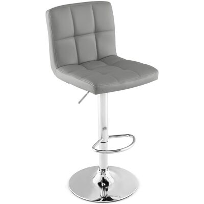 Tabouret de Bar Réglable Costway - Rotation 360°, Simili Cuir, 65-85cm - Publicité Tabouret de Bar Réglable Costway - Rotation 360°, Simili Cuir, 65-85cm - Publicité