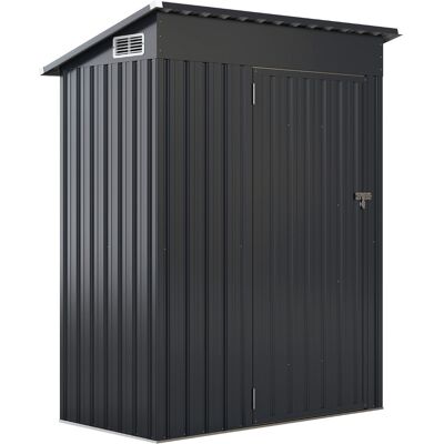 CostwayAbri de Rangement Toutes Saisons Abri à Outils Utilitaire avec Toit en Pente Porte Ouvrante Aérations Cadre en Métal Galvanisé Gris - Publicité CostwayAbri de Rangement Toutes Saisons Abri à Outils Utilitaire avec Toit en Pente Porte Ouvrante Aérations Cadre en Métal Galvanisé Gris - Publicité