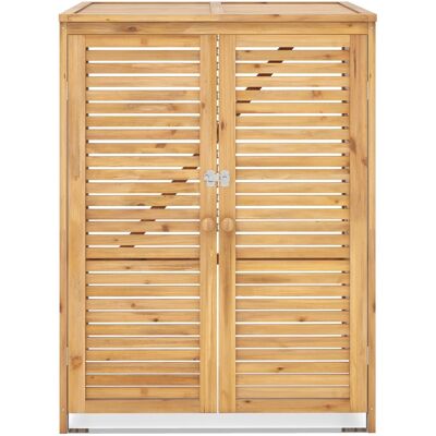 CostwayAbri à Poubelle en Bois de 120 L Abri pour Outils d'Extérieur avec Couvercle Ouvrable Doubles Portes Loquet de Verrouillage Naturel - Publicité CostwayAbri à Poubelle en Bois de 120 L Abri pour Outils d'Extérieur avec Couvercle Ouvrable Doubles Portes Loquet de Verrouillage Naturel - Publicité