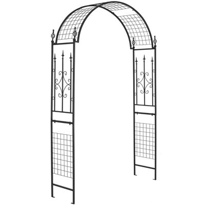 Costway - Modern Metal Arch - Metal - Garden Arch - Publicité Costway - Modern Metal Arch - Metal - Garden Arch - Publicité