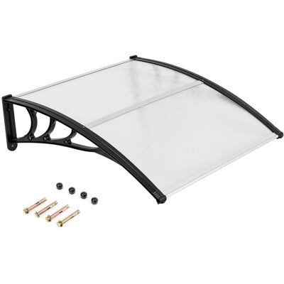 CostwayAuvent Porte d'Entree Marquise de Porte et Fenêtre Extérieur Plaque en Polycarbonate Protection Blanc - Publicité CostwayAuvent Porte d'Entree Marquise de Porte et Fenêtre Extérieur Plaque en Polycarbonate Protection Blanc - Publicité