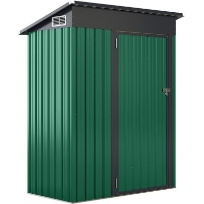 CostwayAbri de Rangement Toutes Saisons Abri à Outils Utilitaire avec Toit en Pente Porte Ouvrante Aérations Cadre en Métal Galvanisé Vert - Publicité CostwayAbri de Rangement Toutes Saisons Abri à Outils Utilitaire avec Toit en Pente Porte Ouvrante Aérations Cadre en Métal Galvanisé Vert - Publicité