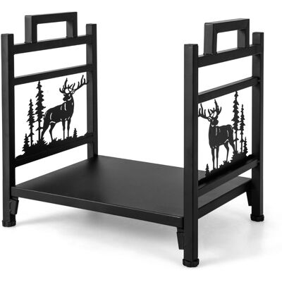 CostwayRange Bûche Intérieur Porte-Bûches Métal Charge 60 kg pour Rangement Bois Intérieur Porte Bûche Cheminée pour Poêl Foyer 46 x 34 x 45 cm - Publicité CostwayRange Bûche Intérieur Porte-Bûches Métal Charge 60 kg pour Rangement Bois Intérieur Porte Bûche Cheminée pour Poêl Foyer 46 x 34 x 45 cm - Publicité