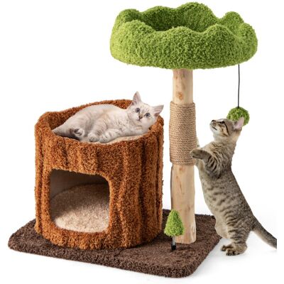 Costway - Tree pour chats - Marron - Sisal - Tree pour chats - Publicité Costway - Tree pour chats - Marron - Sisal - Tree pour chats - Publicité