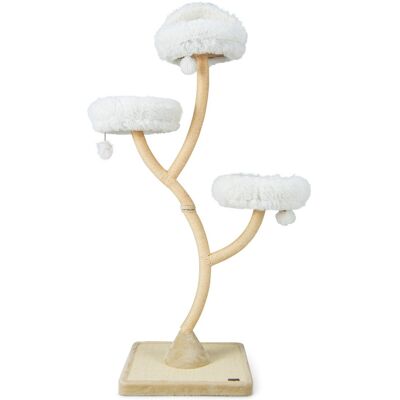 CostwayArbre à Chat 178 CM avec Cadre en Métal Incurvé Tour à Chat avec 3 Balles Suspendues 3 Perchoirs Griffoir en Sisal Beige - Publicité CostwayArbre à Chat 178 CM avec Cadre en Métal Incurvé Tour à Chat avec 3 Balles Suspendues 3 Perchoirs Griffoir en Sisal Beige - Publicité