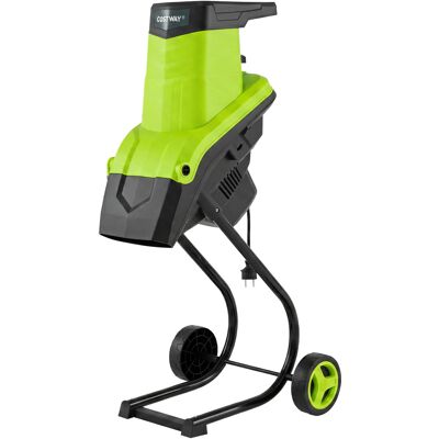 CostwayBroyeur Vegetaux Électrique 2500W Ratio de Broyage 21:1 avec Sac de Ramassage 50L & Poussoir Déchiqueteuse Coupe de Bois 44mm sur Roues Vert - Publicité CostwayBroyeur Vegetaux Électrique 2500W Ratio de Broyage 21:1 avec Sac de Ramassage 50L & Poussoir Déchiqueteuse Coupe de Bois 44mm sur Roues Vert - Publicité