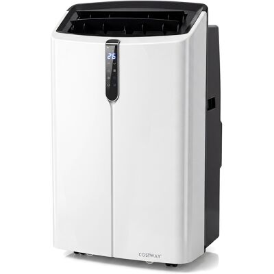 CostwayClimatiseur Mobile Silencieux 12000 BTU avec Refroidissement Chauffage Déshumidification Ventilation Mode Sommeil Télécommande pour 46,5 m² - Publicité CostwayClimatiseur Mobile Silencieux 12000 BTU avec Refroidissement Chauffage Déshumidification Ventilation Mode Sommeil Télécommande pour 46,5 m² - Publicité