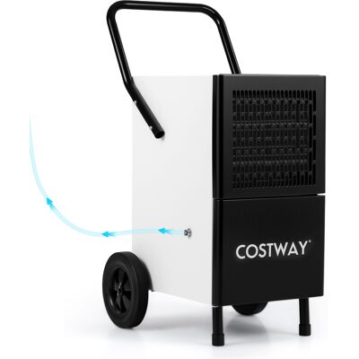 CostwayDéshumidificateur Électrique Déshumidificateur d'Air avec 2 Vitesses Roulettes Pompe Intégrée Adsorbeur d'Humidité Électrique Noir - Publicité CostwayDéshumidificateur Électrique Déshumidificateur d'Air avec 2 Vitesses Roulettes Pompe Intégrée Adsorbeur d'Humidité Électrique Noir - Publicité