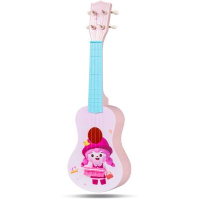CostwayUkulélé 21 Pouces pour Enfants Mini Ukulélé pour Enfants avec 4 Cordes en Nylon et 12 Frettes pour Débutants pour 3+ Ans Rose - Publicité CostwayUkulélé 21 Pouces pour Enfants Mini Ukulélé pour Enfants avec 4 Cordes en Nylon et 12 Frettes pour Débutants pour 3+ Ans Rose - Publicité