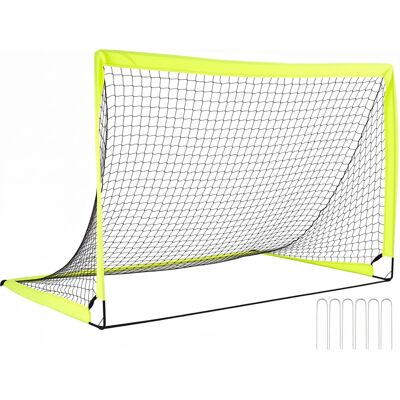CostwayLot de 2 Cages de Football Pliables But de Foot Enfant avec 8 Piquet Tissu Oxford Montage Rapid But de Football Pop-Up 182 x 121 x 120 CM - Publicité CostwayLot de 2 Cages de Football Pliables But de Foot Enfant avec 8 Piquet Tissu Oxford Montage Rapid But de Football Pop-Up 182 x 121 x 120 CM - Publicité