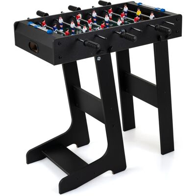 CostwayTable de Baby-Foot pour Salle de Jeux Baby-Foot Peu Encombrant Poignée Durable 2 Ballons de Football Tableau de Bord pour Adulte&Enfant Noir - Publicité CostwayTable de Baby-Foot pour Salle de Jeux Baby-Foot Peu Encombrant Poignée Durable 2 Ballons de Football Tableau de Bord pour Adulte&Enfant Noir - Publicité