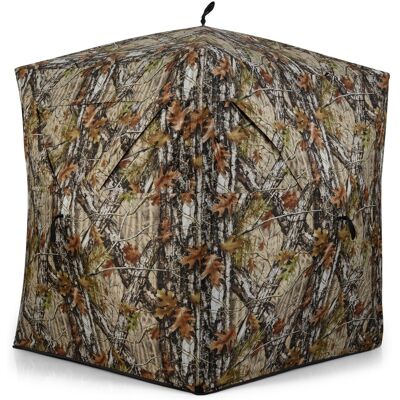 CostwayAbri de Chasse Tente de Sol pour 2 Personnes avec Fenêtres Coulissantes Silencieuses Panneaux de Sécurité Sac de Transport Camouflage - Publicité CostwayAbri de Chasse Tente de Sol pour 2 Personnes avec Fenêtres Coulissantes Silencieuses Panneaux de Sécurité Sac de Transport Camouflage - Publicité