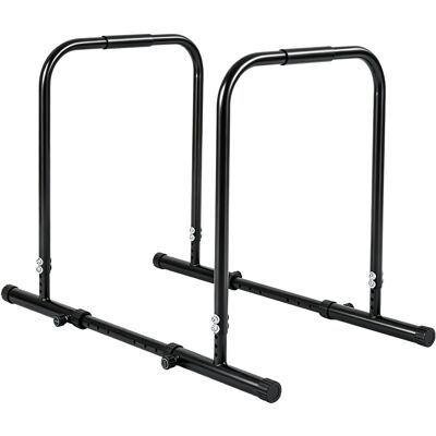 CostwayBarres de Dips Ajustable Poignée Antidérapante Charge Maximale 150 KG Barre Parallèle de Musculation Hauteur Réglable 81,5-88,5 CM Noir - Publicité CostwayBarres de Dips Ajustable Poignée Antidérapante Charge Maximale 150 KG Barre Parallèle de Musculation Hauteur Réglable 81,5-88,5 CM Noir - Publicité