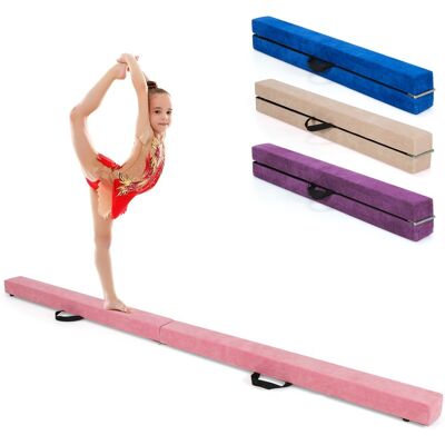 CostwayPoutre de Gymnastique Pliable de 210 cm avec Poignées de Transport pour Enfants Gymnastes Rose - Publicité CostwayPoutre de Gymnastique Pliable de 210 cm avec Poignées de Transport pour Enfants Gymnastes Rose - Publicité
