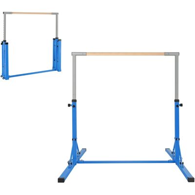 CostwayBarre de Gymnastique Pliable pour Enfants avec 13 Hauteurs Réglables (90-150cm) Barre d'Entraînement Junior avec Structure Triangulaire Charge 100kg Bleu - Publicité CostwayBarre de Gymnastique Pliable pour Enfants avec 13 Hauteurs Réglables (90-150cm) Barre d'Entraînement Junior avec Structure Triangulaire Charge 100kg Bleu - Publicité