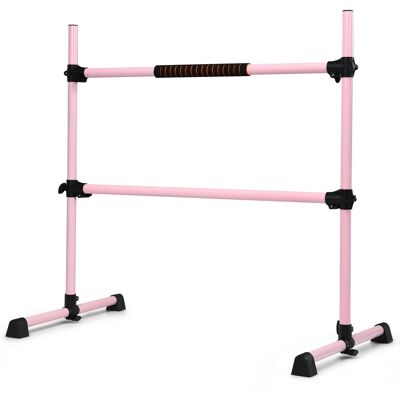 Costway Barre de Danse Réglable Rose - Équipement de Danse - Publicité Costway Barre de Danse Réglable Rose - Équipement de Danse - Publicité