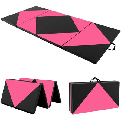 CostwayTapis de Gymnastique Pliable 240x117x5CM avec Poignets Rouge+Noir - Publicité CostwayTapis de Gymnastique Pliable 240x117x5CM avec Poignets Rouge+Noir - Publicité