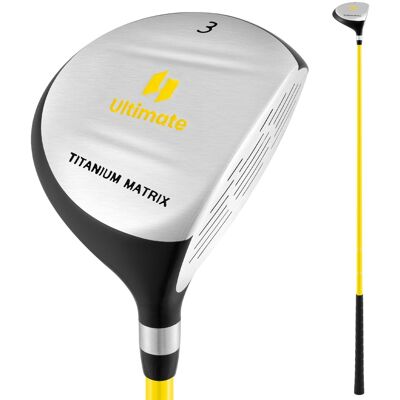 Costway Junior #3 165cc - Jaune - 86 cm - Droitier - Golf Club - Publicité Costway Junior #3 165cc - Jaune - 86 cm - Droitier - Golf Club - Publicité