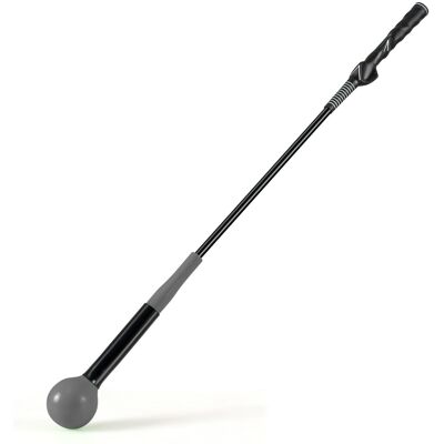CostwayEntraîneur pour Swing de Golf Bâton d'Entraînement pour l'Échauffement avec Tête Lestée pour la Prise en Main pour Jeunes 80cm Noir - Publicité CostwayEntraîneur pour Swing de Golf Bâton d'Entraînement pour l'Échauffement avec Tête Lestée pour la Prise en Main pour Jeunes 80cm Noir - Publicité
