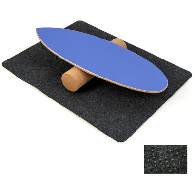 CostwayEntraîneur de Planche d'équilibre en Bois Planche Oscillante avec Rouleau&Couverture pour Entraînement de Skateboard Hockey Snowboard Bleu - Publicité CostwayEntraîneur de Planche d'équilibre en Bois Planche Oscillante avec Rouleau&Couverture pour Entraînement de Skateboard Hockey Snowboard Bleu - Publicité