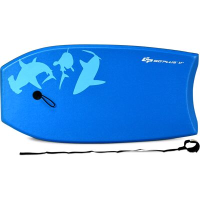 CostwayPlanche de Bodyboard Surf avec Sangle de 90 CM et Dessin Multiple pour Débutant Enfant Adulte Bleu - Publicité CostwayPlanche de Bodyboard Surf avec Sangle de 90 CM et Dessin Multiple pour Débutant Enfant Adulte Bleu - Publicité