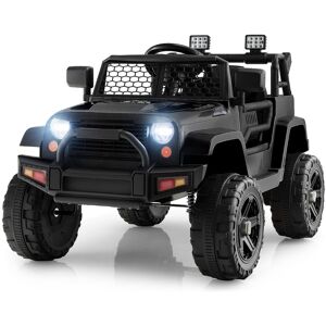 CostwayCamion Électrique pour Enfants 12V avec Batterie Télécommande Suspension à Ressort Phares Musique Port USB & Aux Noir - Publicité CostwayCamion Électrique pour Enfants 12V avec Batterie Télécommande Suspension à Ressort Phares Musique Port USB & Aux Noir - Publicité
