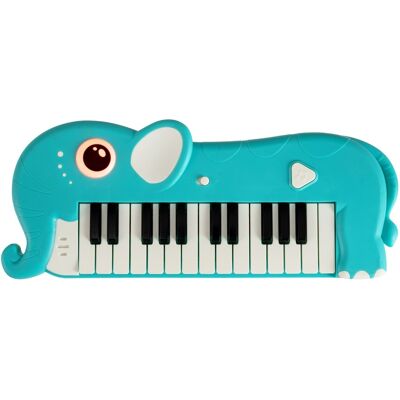 CostwayPiano pour Enfants à 25 Touches Jouet Piano Numérique en Forme de éléphant avec Musique Intégrée et Lumière pour 3+ Ans Bleu - Publicité CostwayPiano pour Enfants à 25 Touches Jouet Piano Numérique en Forme de éléphant avec Musique Intégrée et Lumière pour 3+ Ans Bleu - Publicité