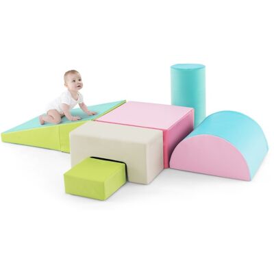 Costway6PCS Blocs de Construction en Mousse Jouets Educatifs pour Dvelopper les Cpacités Mtrices des Bébés modèle 3 Vert - Publicité Costway6PCS Blocs de Construction en Mousse Jouets Educatifs pour Dvelopper les Cpacités Mtrices des Bébés modèle 3 Vert - Publicité
