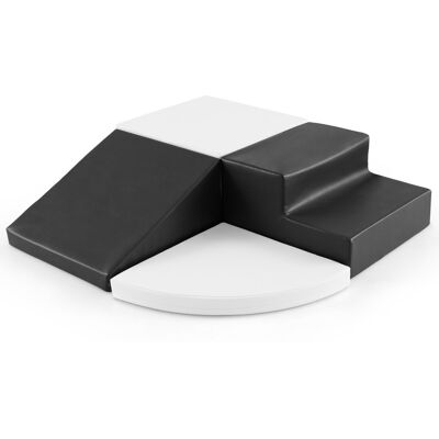 CostwayEnsemble de Blocs en Mousse pour Grimper et Ramper pour Bébé Ensemble de Blocs de Construction Doux Blanc - Publicité CostwayEnsemble de Blocs en Mousse pour Grimper et Ramper pour Bébé Ensemble de Blocs de Construction Doux Blanc - Publicité