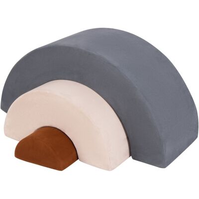 Costway - 3-Piece Foam Climbing Set - Gris - 3pc - Blocs d’escalade en mousse - Publicité Costway - 3-Piece Foam Climbing Set - Gris - 3pc - Blocs d’escalade en mousse - Publicité