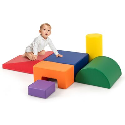 Costway6PCS Blocs de Construction en Mousse Jouets Educatifs pour Dvelopper les Cpacités Mtrices des Bébés modèle 3 Multicoloré - Publicité Costway6PCS Blocs de Construction en Mousse Jouets Educatifs pour Dvelopper les Cpacités Mtrices des Bébés modèle 3 Multicoloré - Publicité