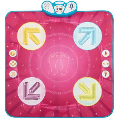 CostwayTapis de Danse Amusant pour Enfants avec Jeu Suivez-les-Lumières Jeu de Mémoire 8 Musiques de Fond Affichage du Score pour 3+ Ans Rose - Publicité CostwayTapis de Danse Amusant pour Enfants avec Jeu Suivez-les-Lumières Jeu de Mémoire 8 Musiques de Fond Affichage du Score pour 3+ Ans Rose - Publicité