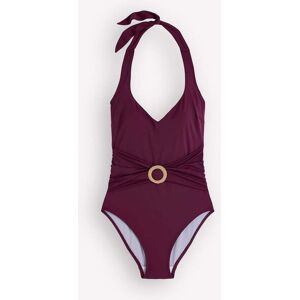 Boden Boden Purple Sorrento Hoop Sash Swimsuit - Publicité Boden Boden Purple Sorrento Hoop Sash Swimsuit - Publicité