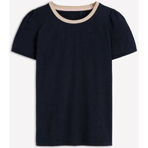 Boden Boden Blue Metallic Trim T-Shirt - Publicité Boden Boden Blue Metallic Trim T-Shirt - Publicité