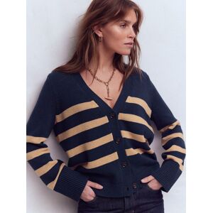 Boden Boden Blue Lucy Relaxed Cotton Cardigan - Publicité Boden Boden Blue Lucy Relaxed Cotton Cardigan - Publicité