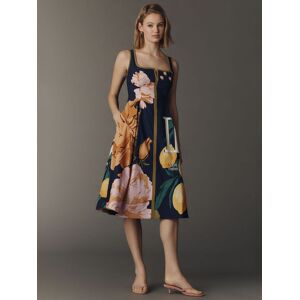 Anthropologie Anthropologie Blue Maeve Sleeveless Notched Square-Neck Midi Dress Blue xsmall - Publicité Anthropologie Anthropologie Blue Maeve Sleeveless Notched Square-Neck Midi Dress Blue xsmall - Publicité