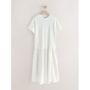 Next Robe chemise deux-en-un en jersey Blanc EU 44 Tall (UK 14 T) - Publicité Next Robe chemise deux-en-un en jersey Blanc EU 44 Tall (UK 14 T) - Publicité