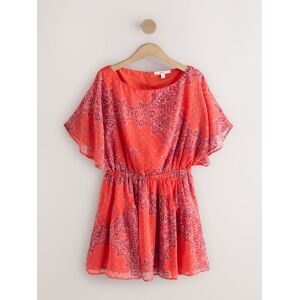 Next Robe courte à manches kimono Rouge imprimé cachemire EU 52 (UK 24) - Publicité Next Robe courte à manches kimono Rouge imprimé cachemire EU 52 (UK 24) - Publicité