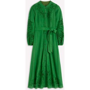 Boden Boden Green Mae Linen Blend Shirt Dress Green EU 40 Regular (UK 12 R) - Publicité Boden Boden Green Mae Linen Blend Shirt Dress Green EU 40 Regular (UK 12 R) - Publicité