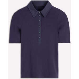 Boden Boden Blue Collared Ribbed Henley T-Shirt - Publicité Boden Boden Blue Collared Ribbed Henley T-Shirt - Publicité