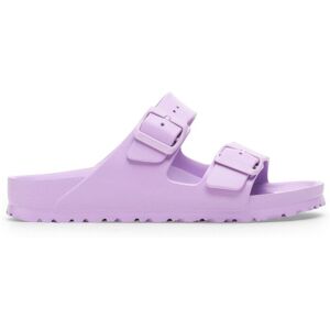 Birkenstock Birkenstock Lilac Arizona EVA Sandals - Publicité Birkenstock Birkenstock Lilac Arizona EVA Sandals - Publicité