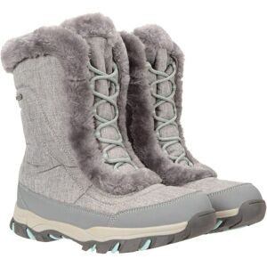 Mountain Warehouse Mountain Warehouse Grey Chrome Womens Ohio Snow Boots - Publicité Mountain Warehouse Mountain Warehouse Grey Chrome Womens Ohio Snow Boots - Publicité