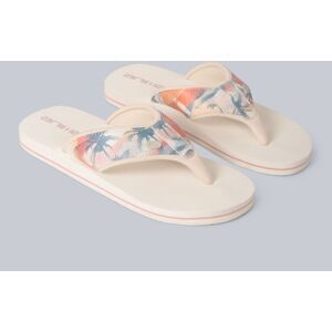 Animal Animal Cream Womens Swish Flip Flops - Publicité Animal Animal Cream Womens Swish Flip Flops - Publicité