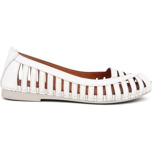 Pavers Ballerines Pavers en cuir à bout ouvert Blanc EU 40 (UK 7) - Publicité Pavers Ballerines Pavers en cuir à bout ouvert Blanc EU 40 (UK 7) - Publicité